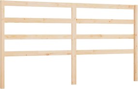 vidaXL tömör fenyőfa ágyfejtámla 206 x 4 x 100 cm