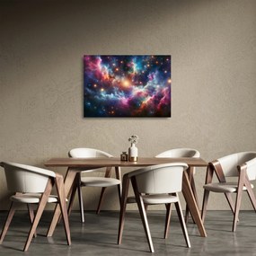 Üveg kép - Sötét univerzum (70x50 cm)