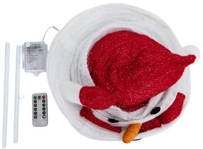 Aigostar - karácsonyi kültéri LED dekoráció 50xLED/3xAA 0,7m IP44 hóember