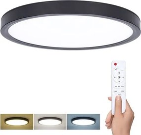 LED mennyezeti világítás Solight fekete WO8018