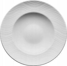 Lubiana River Ebédlő Tányér Mély Leveshez 1 db 27 cm Porcelán Fehér