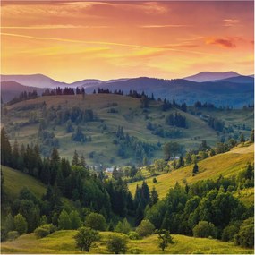 Fotótapéta Fali tapéta Hálószoba Nappali Hegyi táj 250x250 Ragasztó