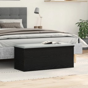 Tárolódoboz Fekete Tölgyből 102x35x35 cm Műanyag