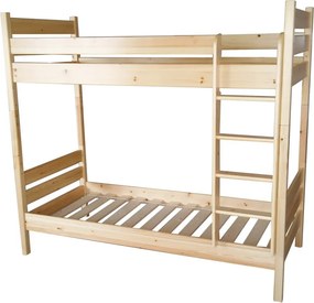 Leo duplex fenyő emeleteságy 90x200 + ajándék ágyráccsal