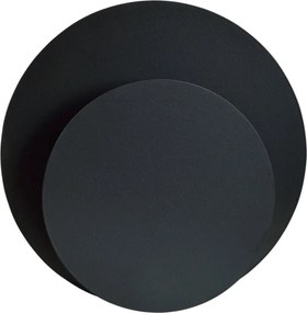 Kerek fali lámpa, holdfogyatkozás, fekete finom fény, IDEAw