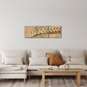 Kép - Búza (órával) (90x30 cm)