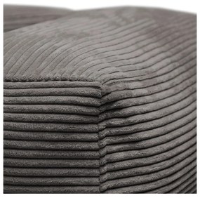 Krémszínű kordbársony babzsákfotel MooG – SLOWDOWN