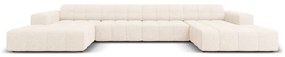 Krémszínű sarokkanapé (U alakú) Chicago – Cosmopolitan Design