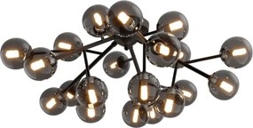 Maytoni modern mennyezeti lámpa dallas matt fekete füstös mymod545cl-20b