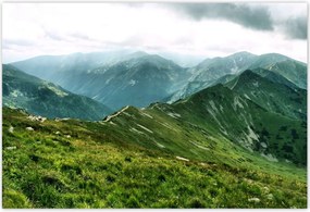 Poszterek 155x105 Tátra Lengyel hegyek Kilátás