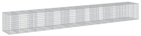 horganyzott vas gabion kosár fedéllel 950 x 100 x 100 cm