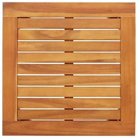 vidaXL Kerti Kanapé Szett 3 pcs Antracit Tömör Akácfa