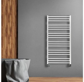 P.M.H. AV4W - Fürdőszobai törölközőszárító radiátor AVENTO 567W 121 cm fehér