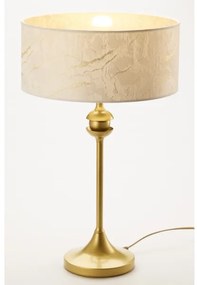 Jupiter 2112 - Asztali lámpa KASZMIR 1xE27/15W/230V fehér/arany/márvány dekor