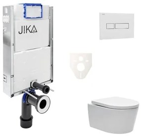 Fali WC szett Jika befalazáshoz + SAT Brevis WC SIKOJW1