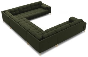 Zöld sarokkanapé (U alakú) Bali – Cosmopolitan Design