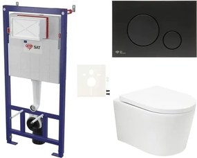 Fali WC szett SAT BREVIS előtétfalas szereléshez SIKOSSBRTOR68K