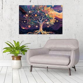Kép – Lila fa tele energiával (90x60 cm)