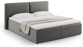 Szürke ágyneműtartós boxspring ágy 180x200 cm Arendal – Cosmopolitan Design