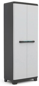 Keter Kétajtós Linear osztott, zárható műanyag szekrény