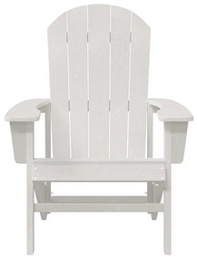 Adirondack Székek 2 db Fehér 74x82x90 cm HDPE
