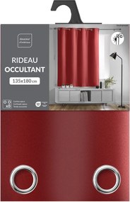 Piros sötétítő függöny 135x180 cm Occult – douceur d'intérieur