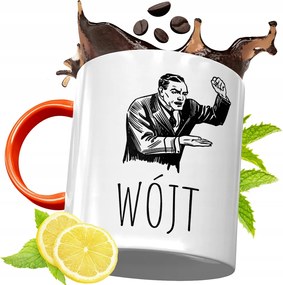 Narancssárga Bögre Ajándék Bácsinak fényképes nyomattal