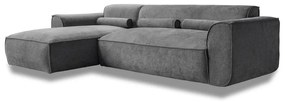 Szürke sarokkanapé (bal oldali) Flex Felix – Miuform