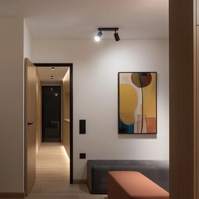 Brilagi - LED dimmelhető spotlámpa SELE 2xGU10/6,5W/230V fekete/arany