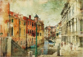 Fotótapéta Flizelin a ház szobájába 3D Városi impresszió 152x104 Ragasztó