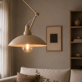 BRILAGI - IRONBEAM állítható LED csillár rúdon 1xE27/60W/230V bézs