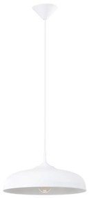 Sollux SL.1329 - Csillár zsinóron GINA 1xE27/15W/230V átm. 38 cm fehér