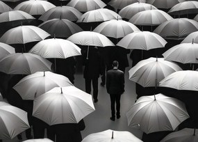 Poszter 70x50cm Magány a tömegben