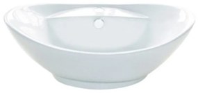 Eros GONDOLA - PULTRA ültethető - Top Counter - porcelán mosdó - 59 x 39 x 21 cm