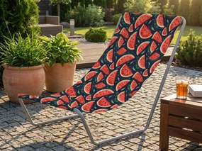 Összecsukható strandnyugágy SAND MELON, színes kivitel