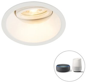 Okos beépített reflektor fehér, WiFi-vel, állítható - Alloy