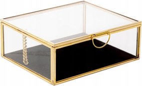 Grazia ékszerdoboz velúr béléssel 13x11x5 cm Homla