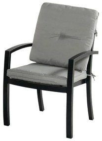 Szürke fém kerti szék Rosario – Hartman