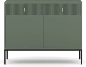 MAGGIORE MA02 2 ajtós 2 fiókos, füstzöld/arany