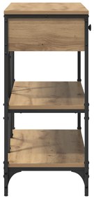 Konzolasztal Mesteri tölgy 100x34.5x75 cm Szerelt fa