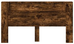 Fejtámla polcokkal Füstölt tölgy 180 x 16,5 x 103,5 cm Faanyag