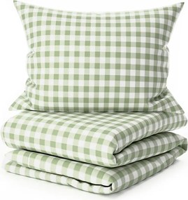 Krepp ágynemű kiságyhoz Renforcé GRENTIS zöld Ágyneműhuzat mérete: 45 x 65 cm | 90 x 140 cm