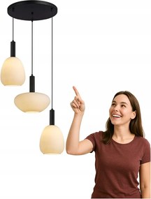 Gater függőlámpa PND-23541-3-BK-OP Italux