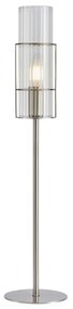 Markslöjd 108558 - Asztali lámpa TUBO 1xE14/40W/230V 65 cm fényes króm/átlátszó