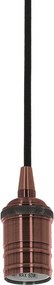 ITALUX DS-M-036-COPPER ATRIUM Egyágú Függesztett Lámpa Fém E27 IP20