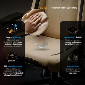 Játék szék Diablo X.Eye Prime Broken Gold Normal Size