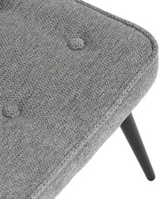 Relaxációs fotel, szürke, bársony kárpit, AK-303 GREY2