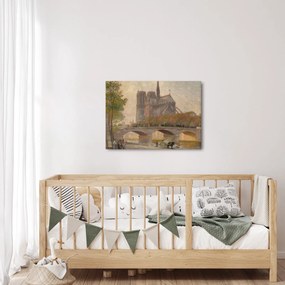 Kép - Robert William Vonnoh, Notre Dame de Paris, reprodukciók (70x50 cm)