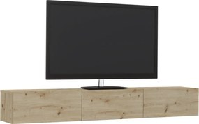 Elba TV-szekrény, Artisan tölgy, 180 x 30 x 25 cm