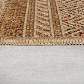 Natúr színű kültéri-beltéri szőnyeg 160x230 cm Farah Stripe – Flair Rugs